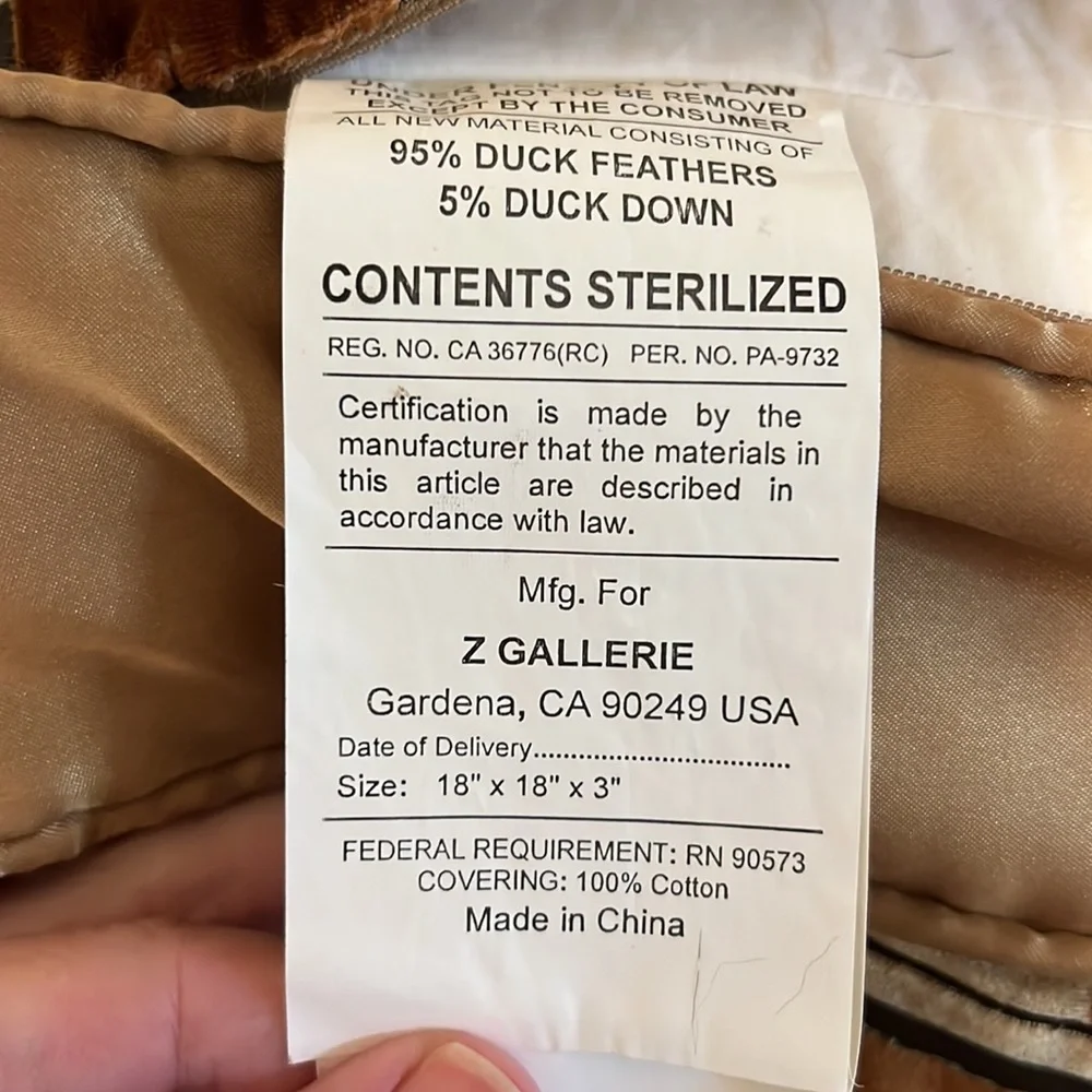 70’s inspired pillow - Z Gallerie